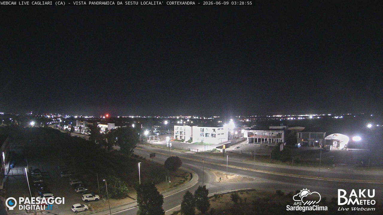 time-lapse frame, Sestu Cortexandra webcam