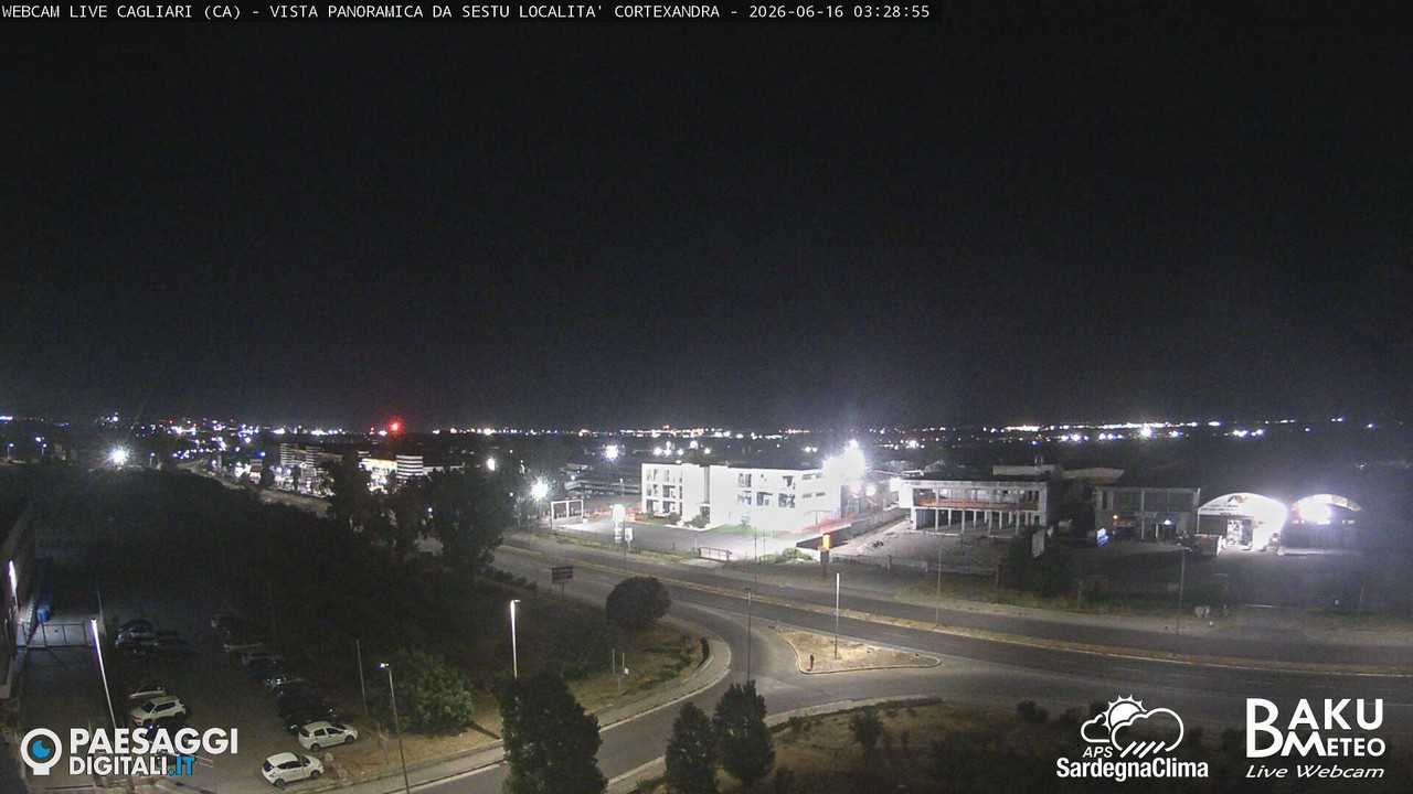 time-lapse frame, Sestu Cortexandra webcam