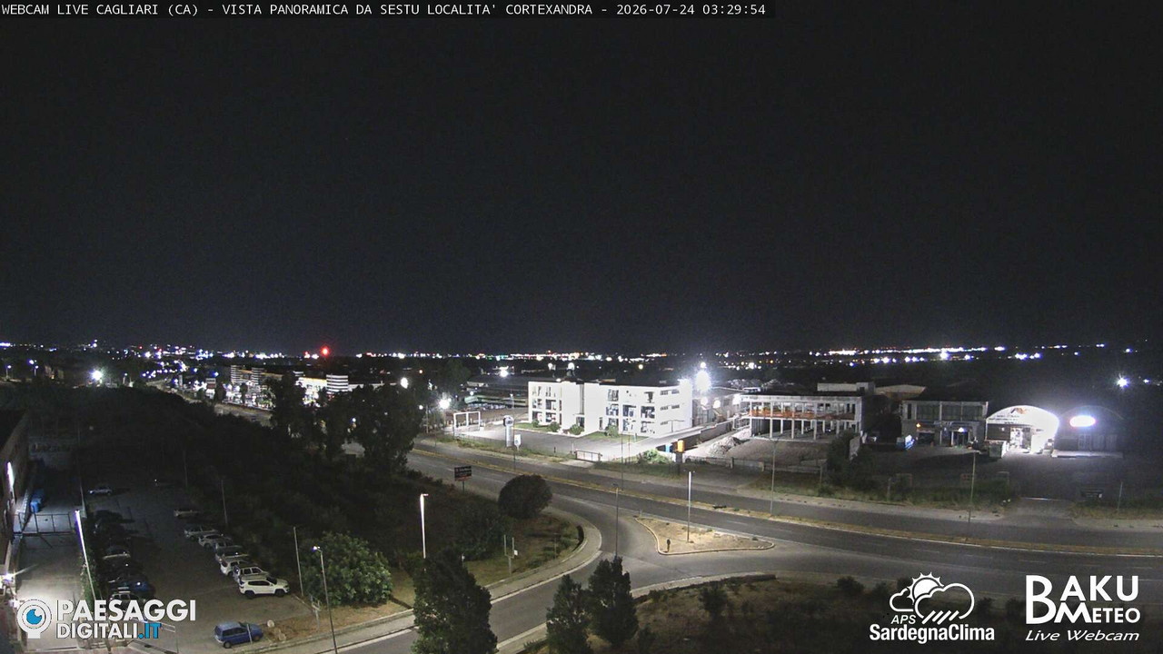 time-lapse frame, Sestu Cortexandra webcam