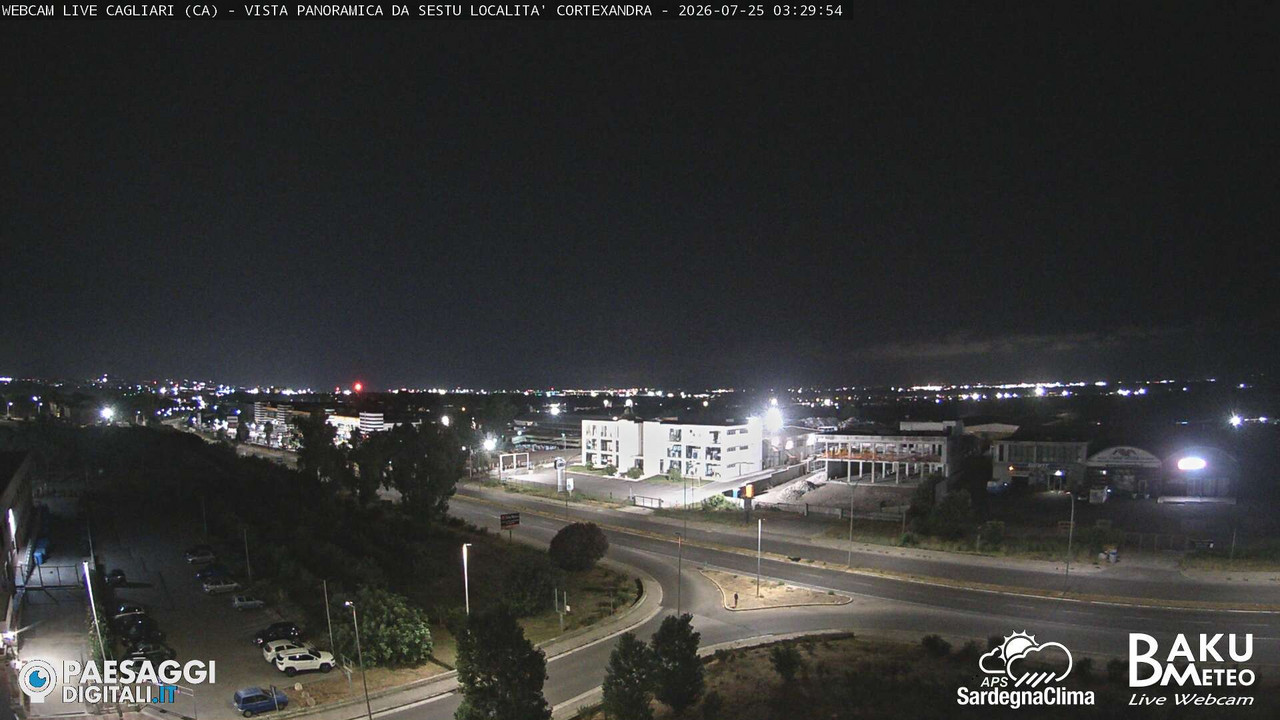 time-lapse frame, Sestu Cortexandra webcam