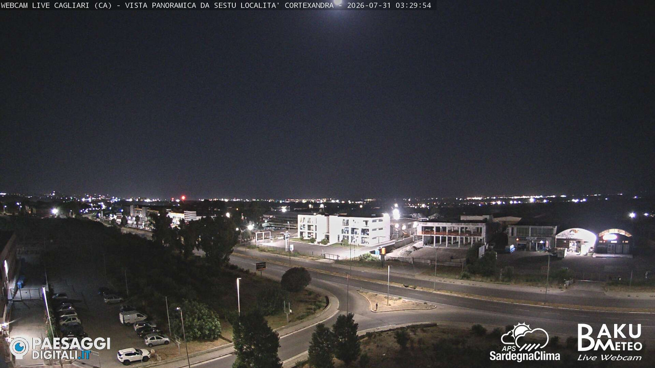 time-lapse frame, Sestu Cortexandra webcam