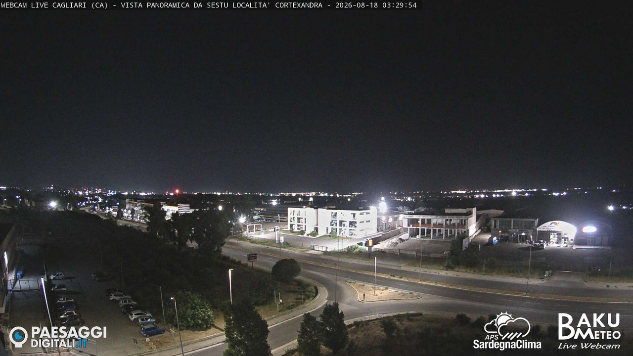 time-lapse frame, Sestu Cortexandra webcam