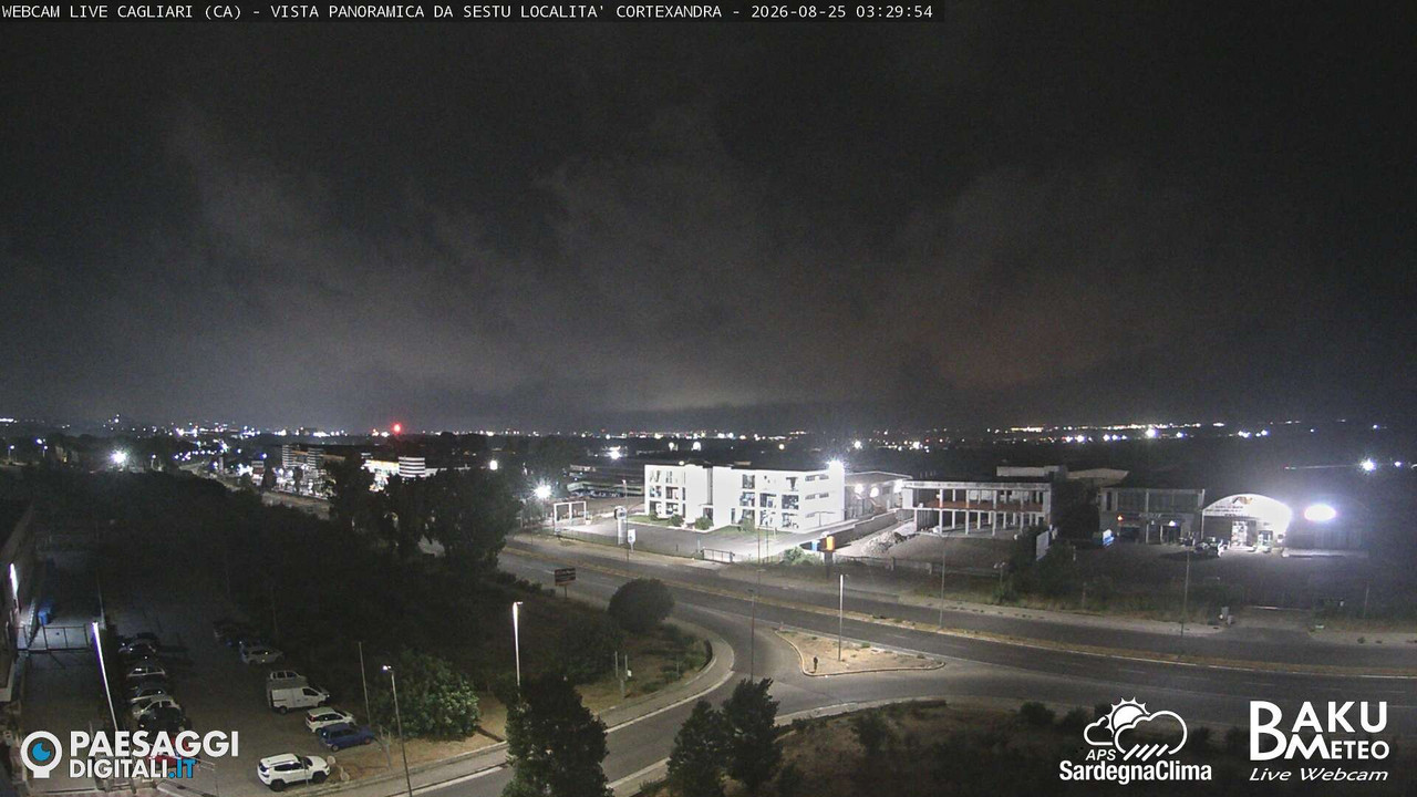 time-lapse frame, Sestu Cortexandra webcam