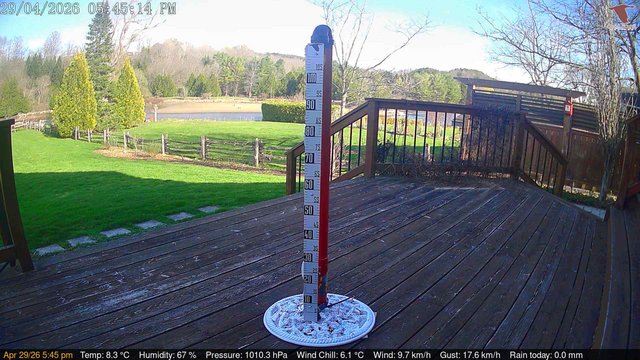 time-lapse frame, Deck-Dock Cam webcam