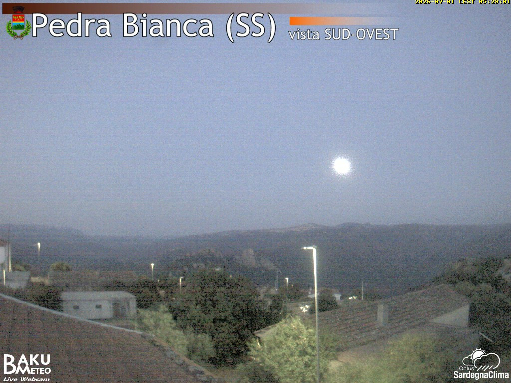 time-lapse frame, Pedra Bianca webcam