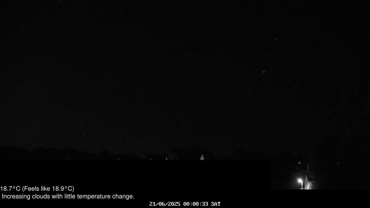 time-lapse frame, Wembury, Devon. Knighton Hill Cam webcam