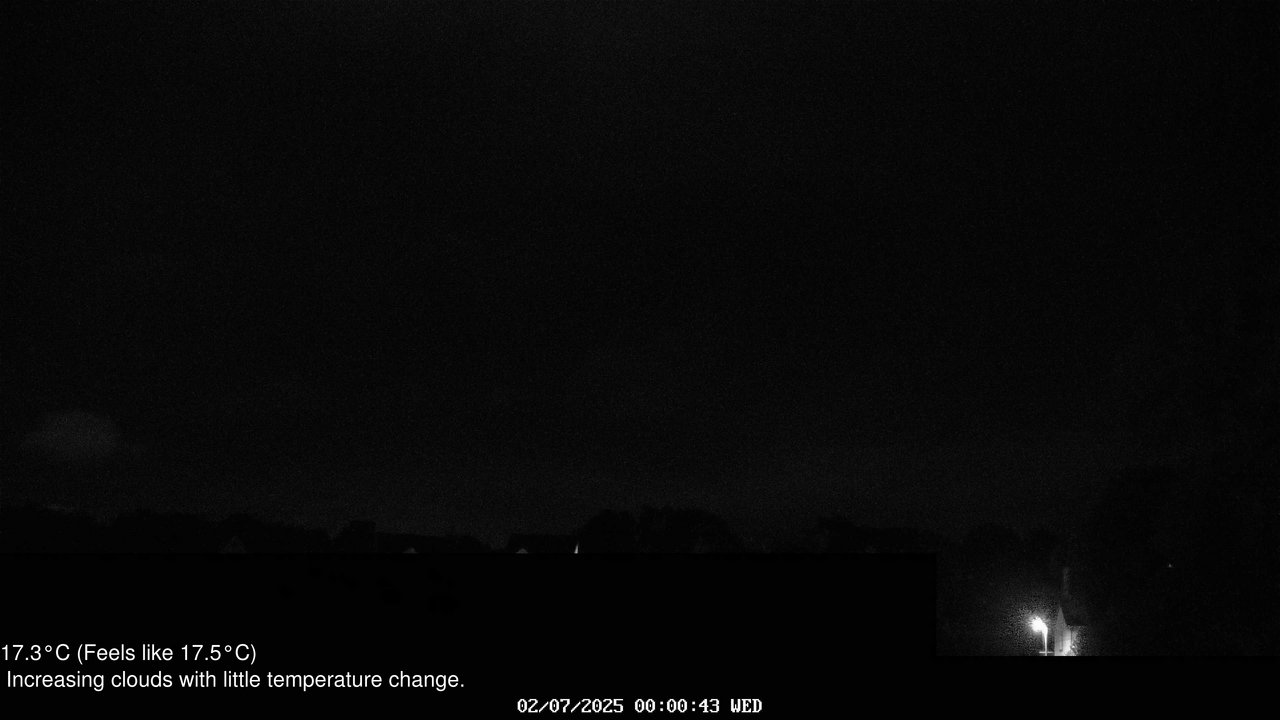 time-lapse frame, Wembury, Devon. Knighton Hill Cam webcam
