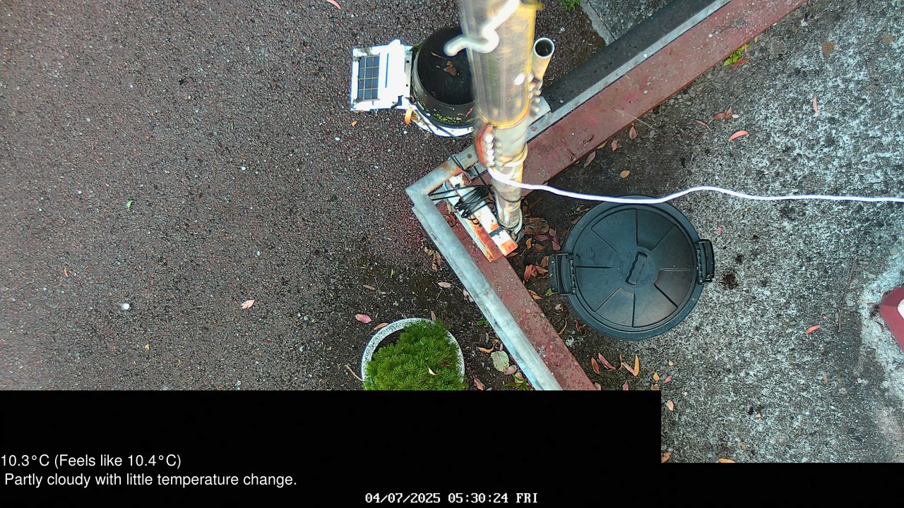 time-lapse frame, Wembury, Devon. Knighton Hill Cam webcam