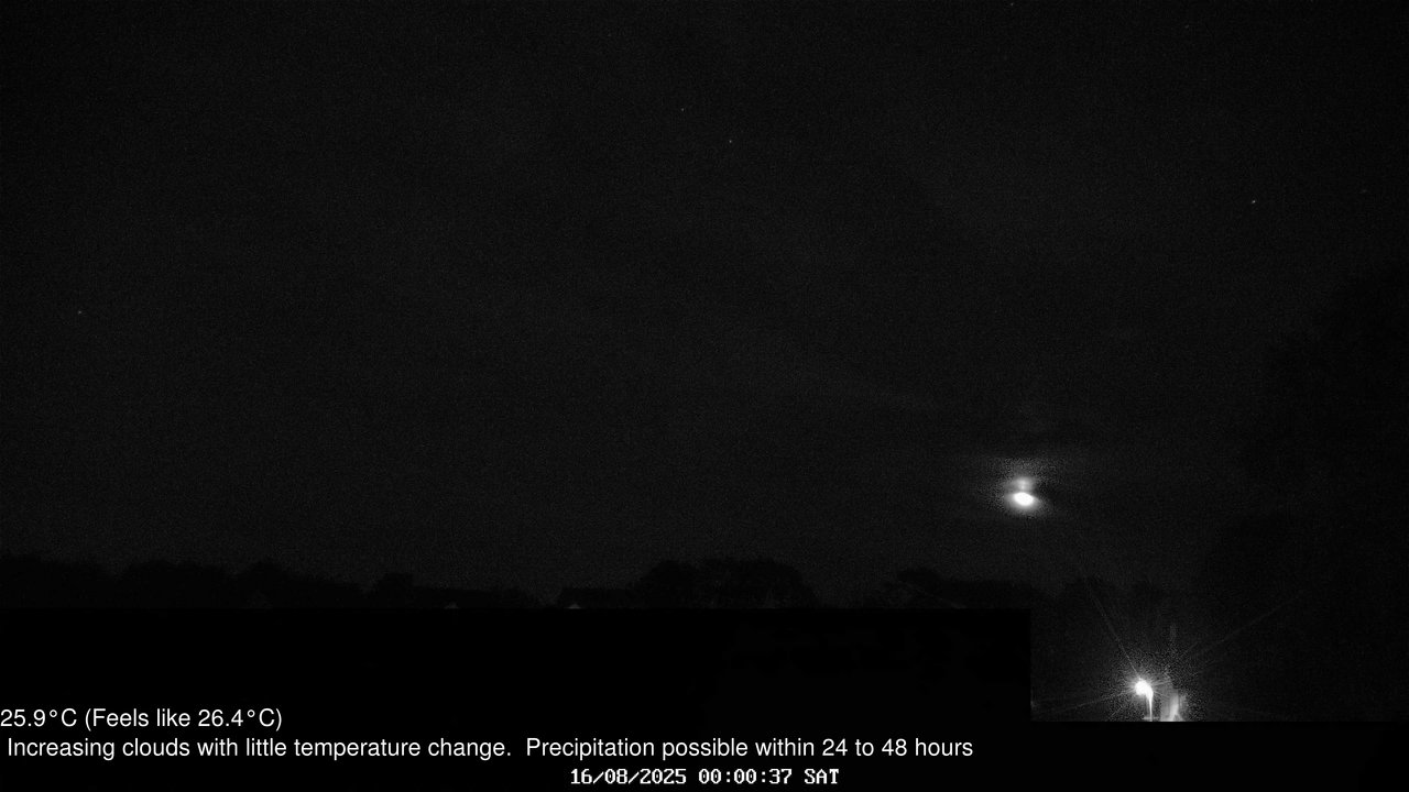 time-lapse frame, Wembury, Devon. Knighton Hill Cam webcam