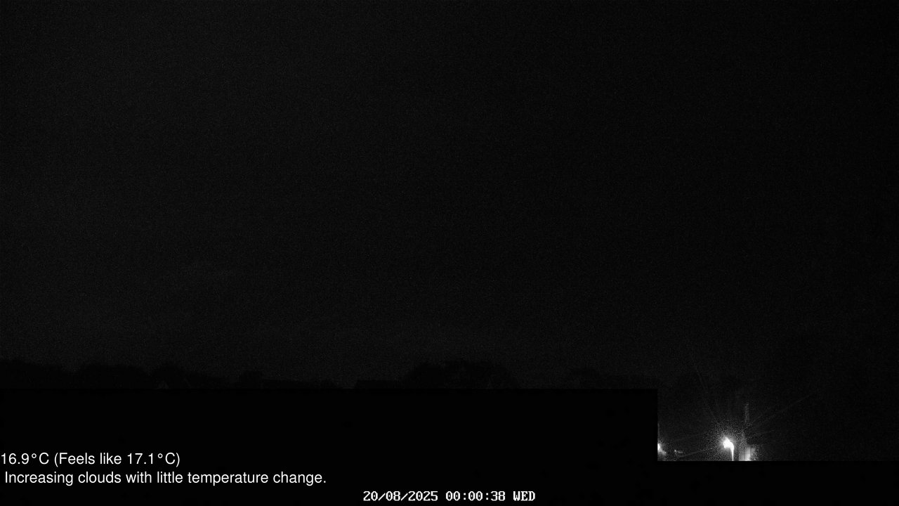time-lapse frame, Wembury, Devon. Knighton Hill Cam webcam