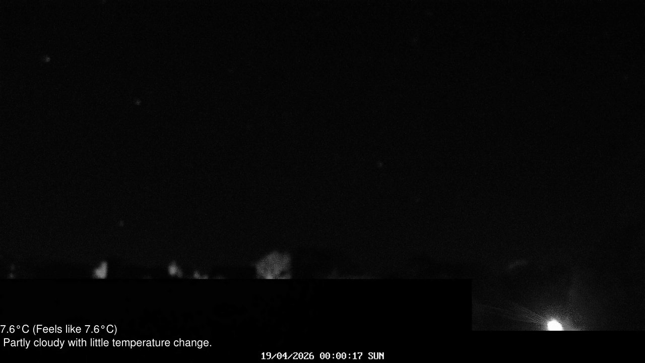 time-lapse frame, Wembury, Devon. Knighton Hill Cam webcam
