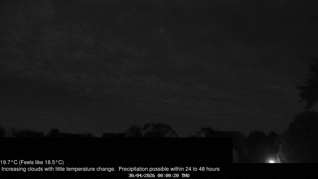 time-lapse frame, Wembury, Devon. Knighton Hill Cam webcam