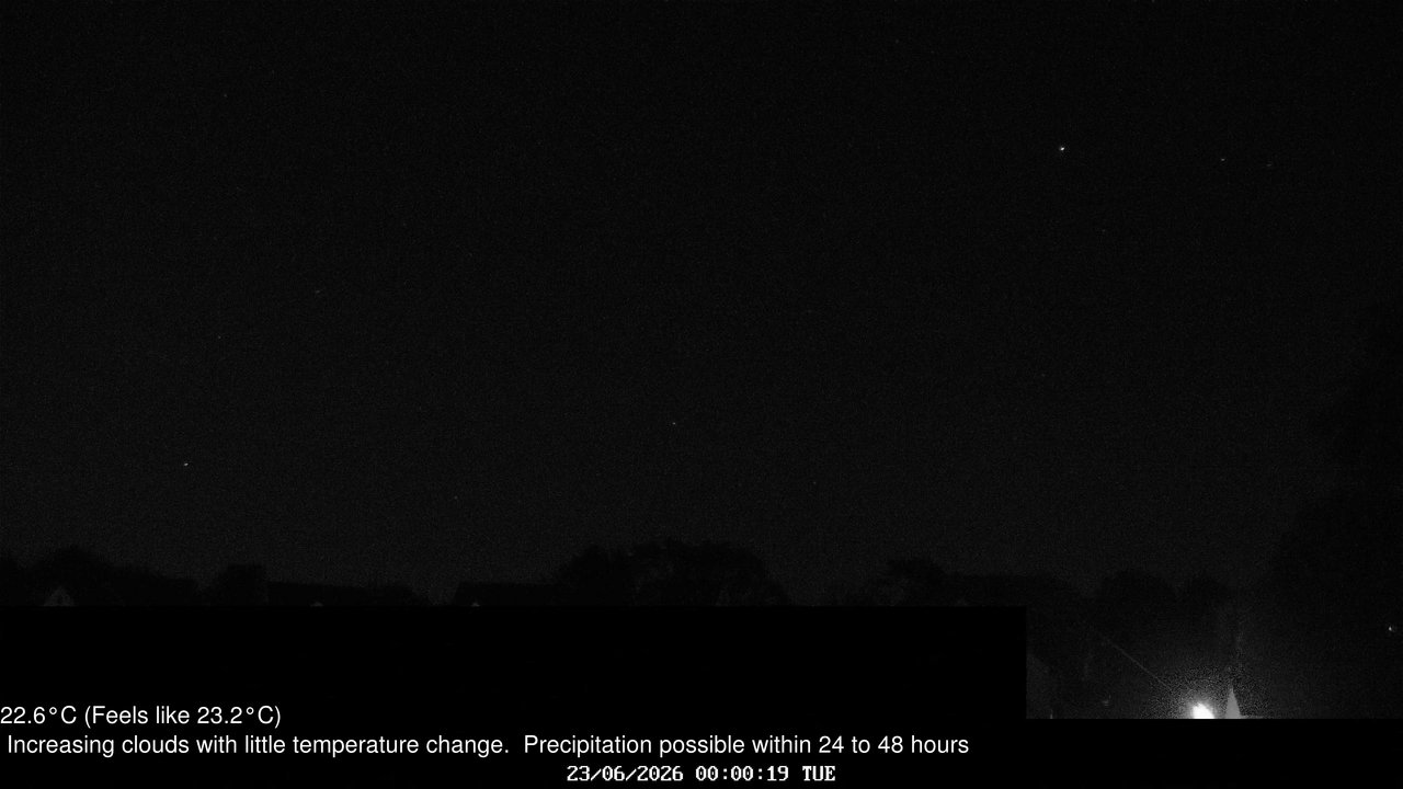 time-lapse frame, Wembury, Devon. Knighton Hill Cam webcam