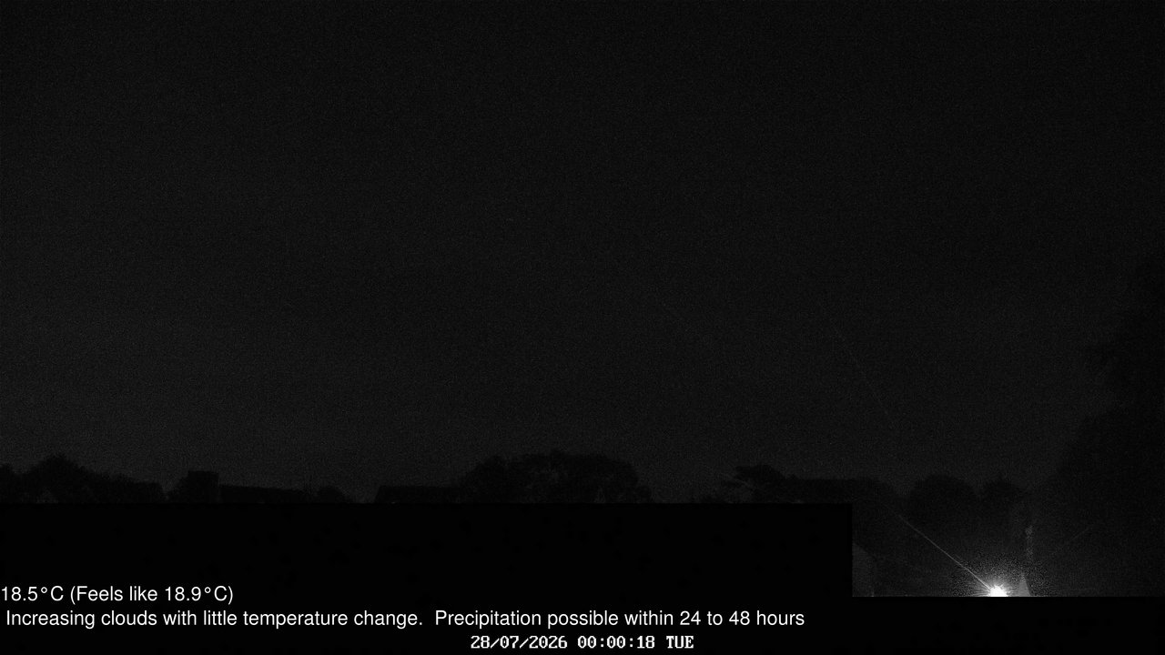 time-lapse frame, Wembury, Devon. Knighton Hill Cam webcam