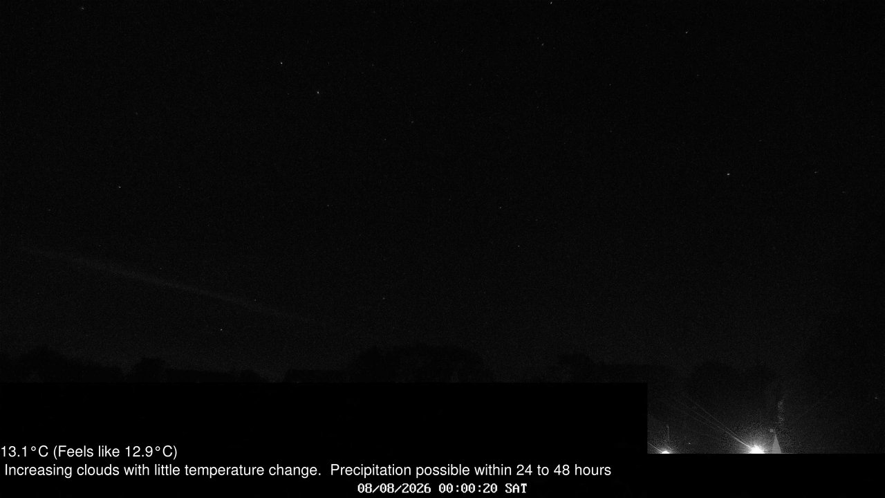 time-lapse frame, Wembury, Devon. Knighton Hill Cam webcam