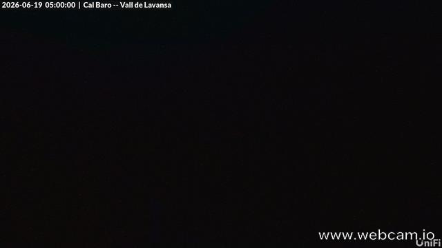 time-lapse frame, Vall de Lavansa - Catalonia webcam