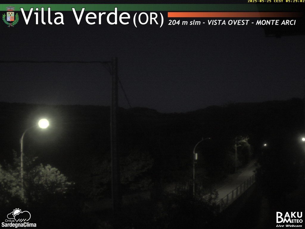 time-lapse frame, Baini Ovest webcam