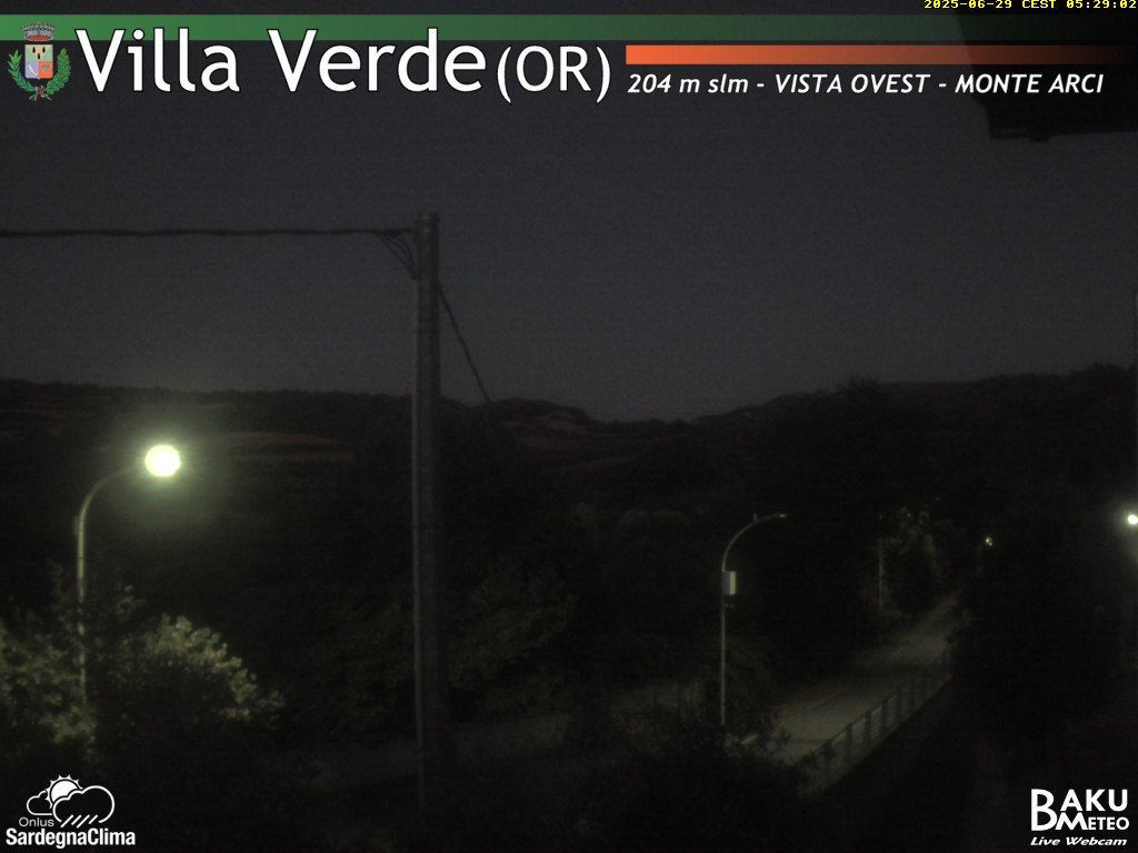 time-lapse frame, Baini Ovest webcam