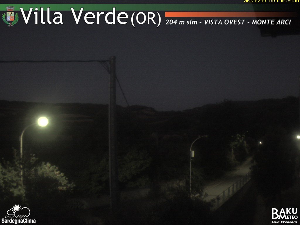 time-lapse frame, Baini Ovest webcam