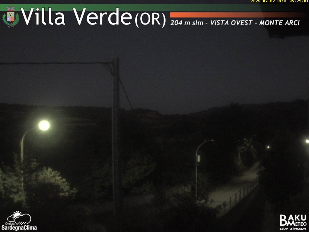 time-lapse frame, Baini Ovest webcam