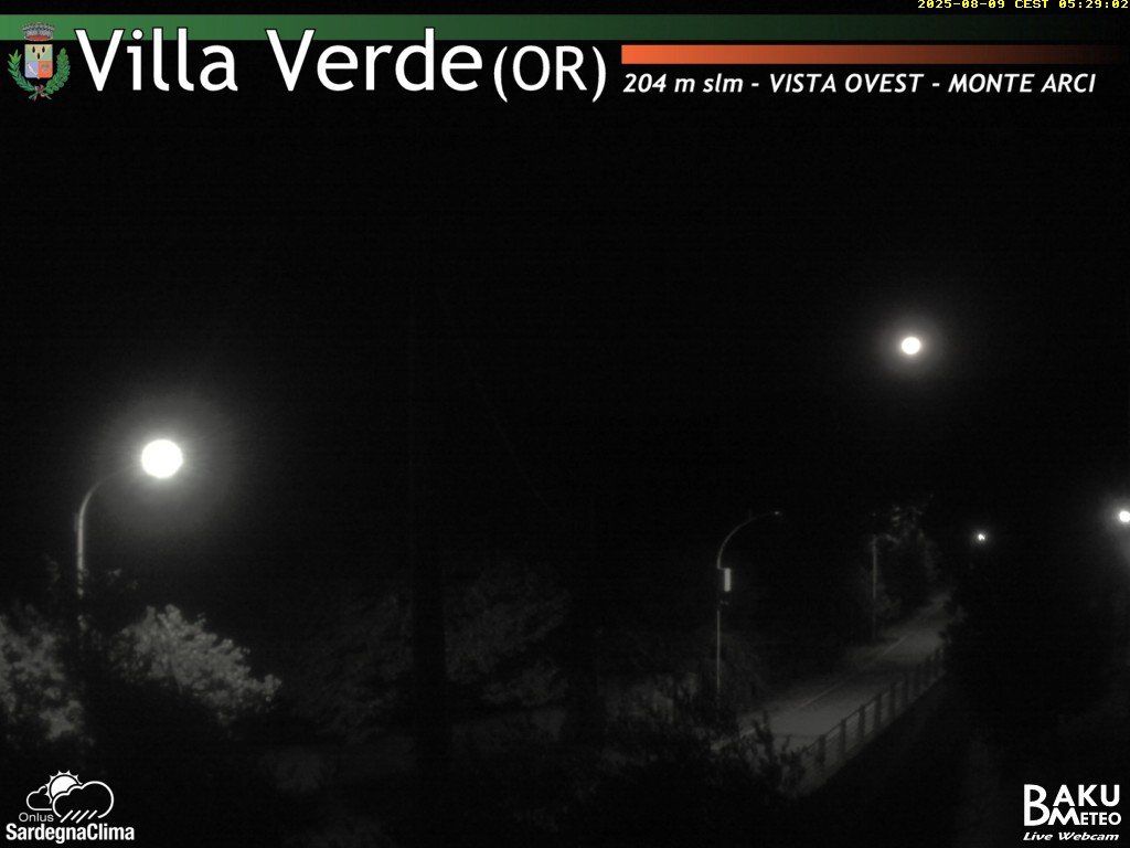 time-lapse frame, Baini Ovest webcam