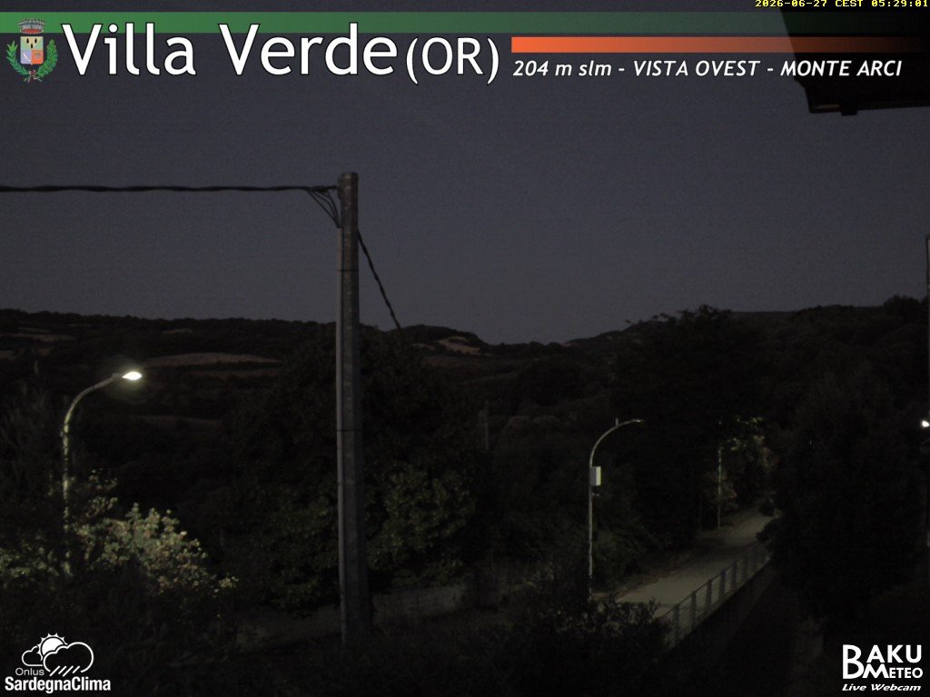 time-lapse frame, Baini Ovest webcam