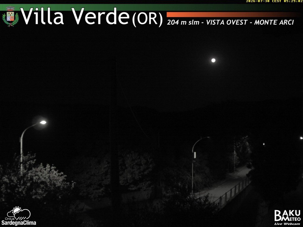 time-lapse frame, Baini Ovest webcam