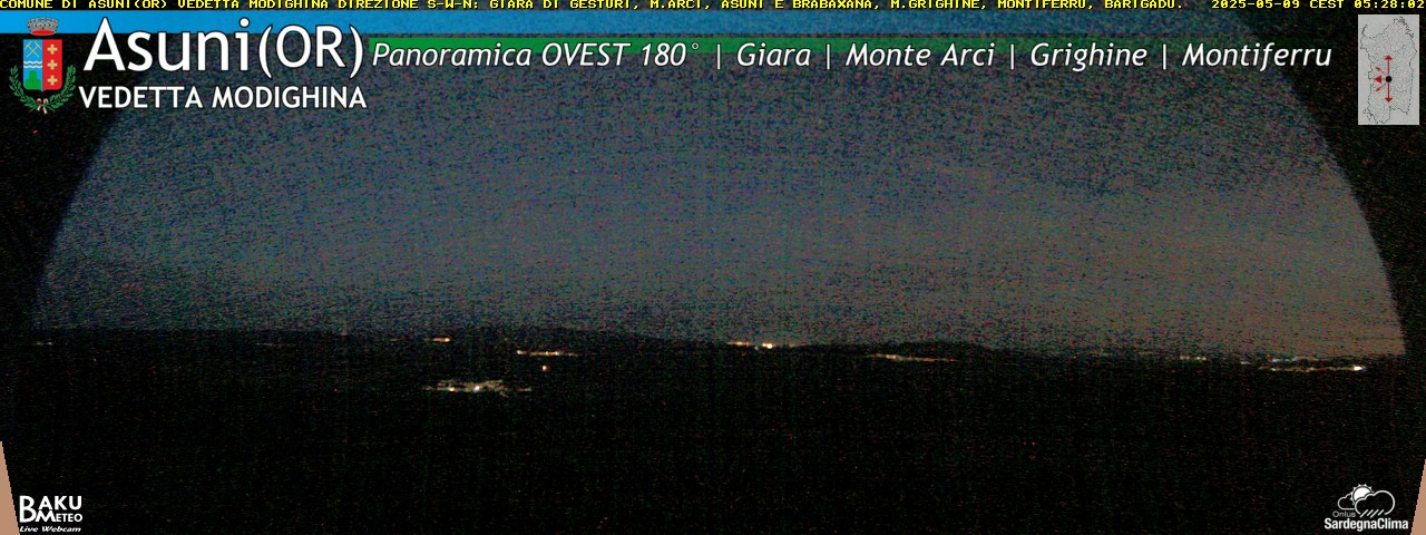 time-lapse frame, Asuni Ovest webcam
