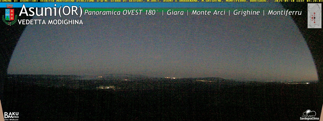 time-lapse frame, Asuni Ovest webcam