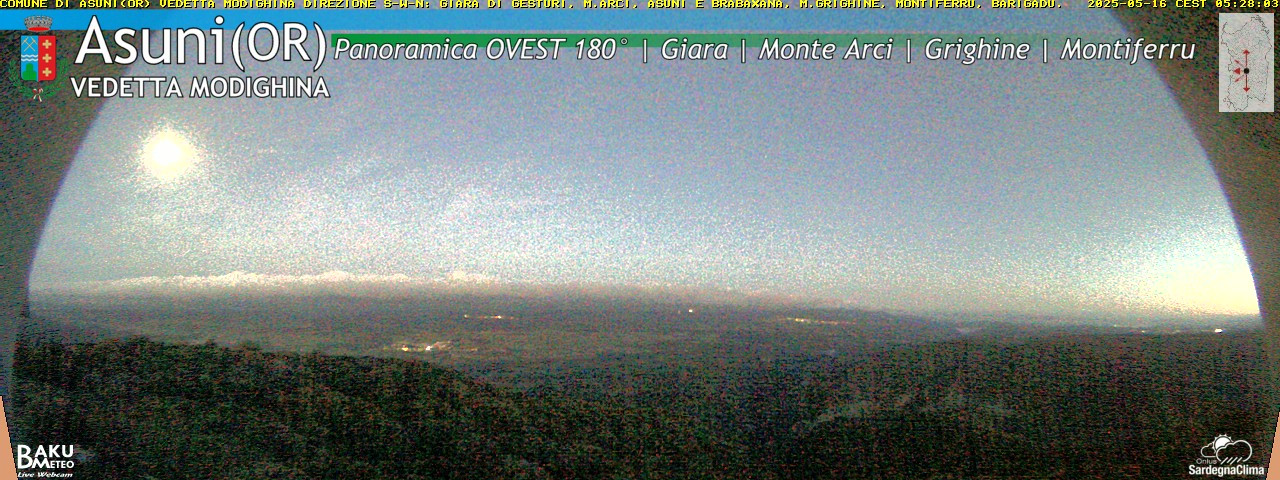 time-lapse frame, Asuni Ovest webcam