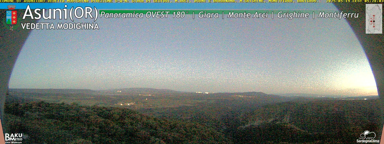 time-lapse frame, Asuni Ovest webcam