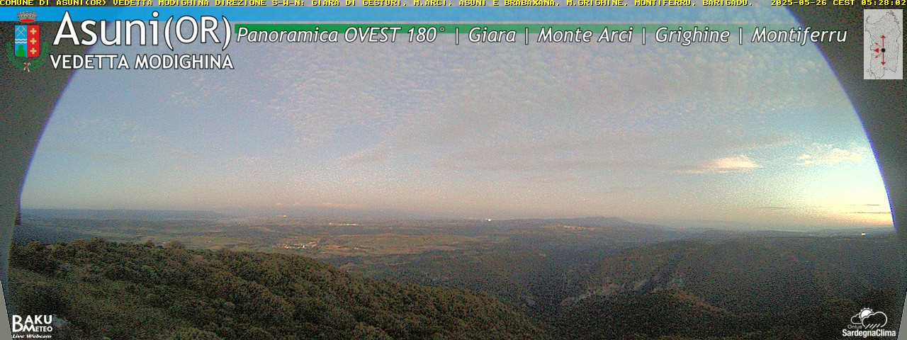 time-lapse frame, Asuni Ovest webcam