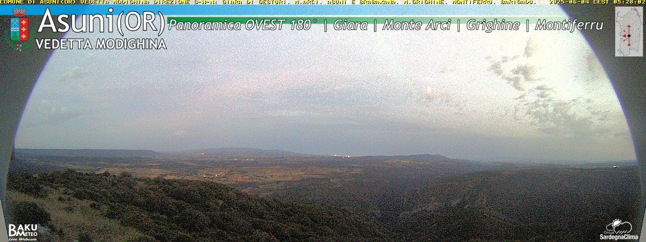 time-lapse frame, Asuni Ovest webcam