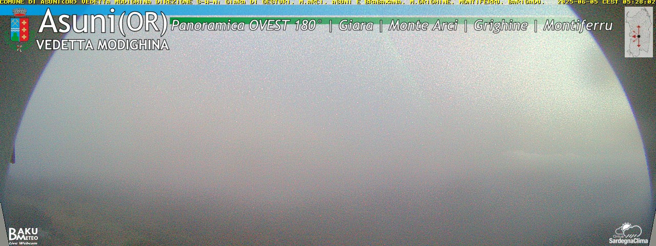 time-lapse frame, Asuni Ovest webcam