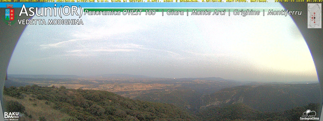 time-lapse frame, Asuni Ovest webcam