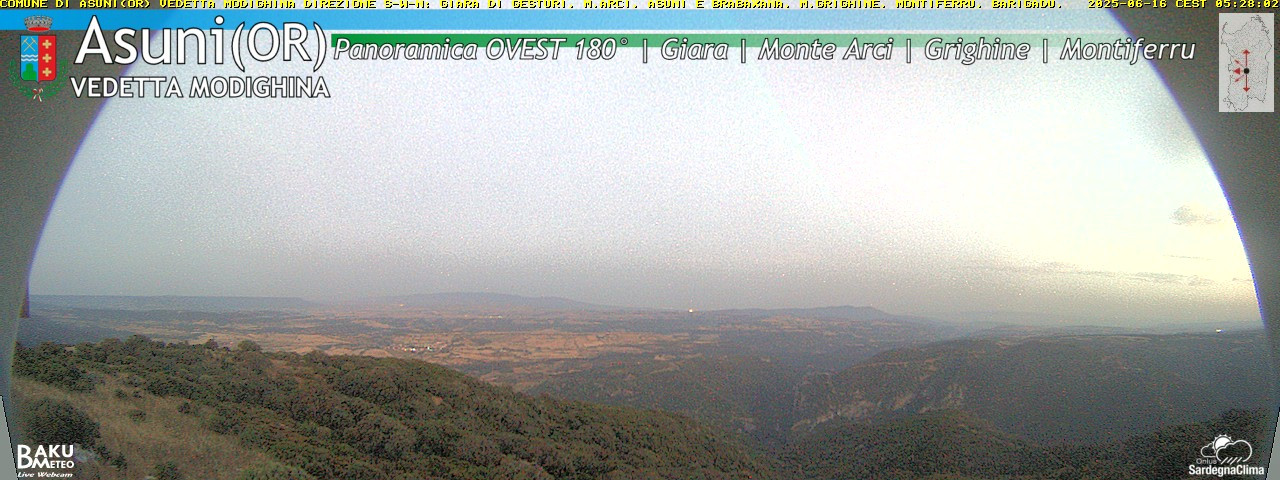 time-lapse frame, Asuni Ovest webcam