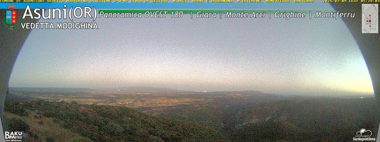 time-lapse frame, Asuni Ovest webcam