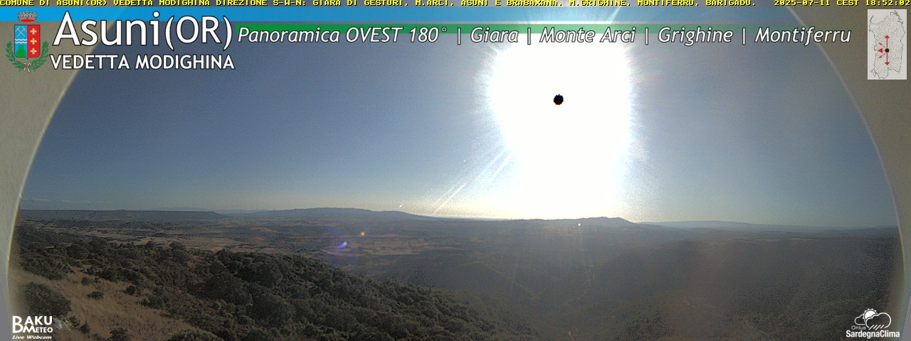 time-lapse frame, Asuni Ovest webcam