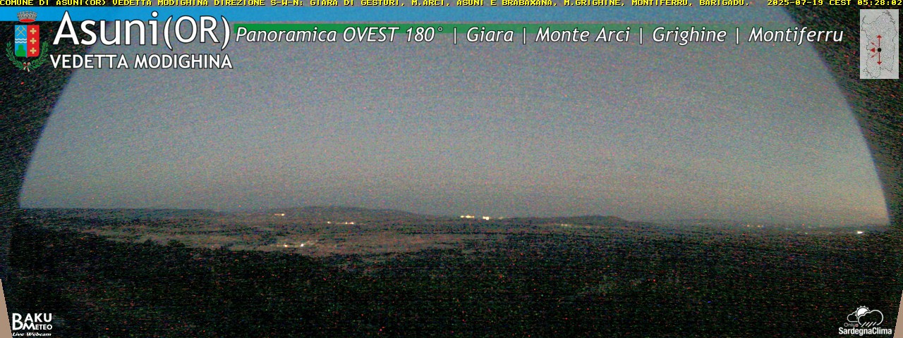 time-lapse frame, Asuni Ovest webcam