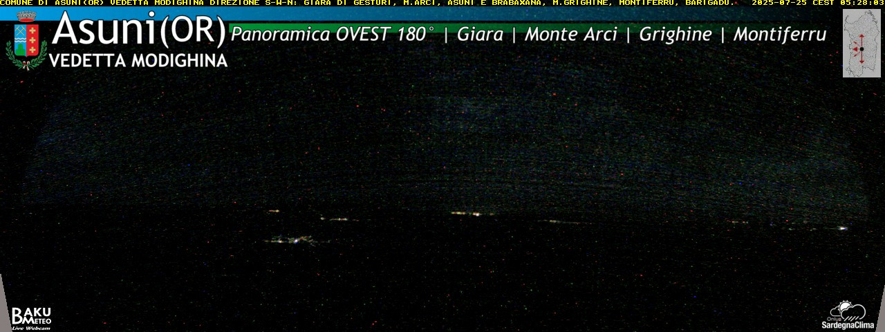 time-lapse frame, Asuni Ovest webcam