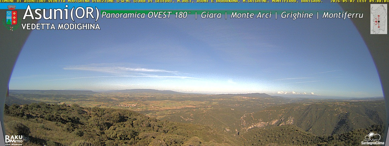 time-lapse frame, Asuni Ovest webcam