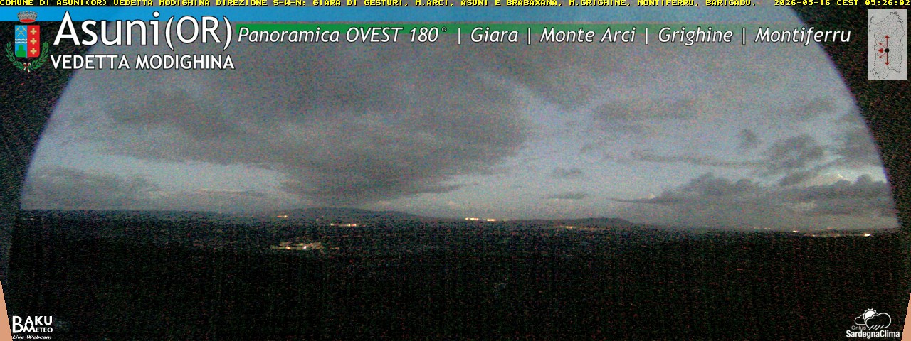 time-lapse frame, Asuni Ovest webcam