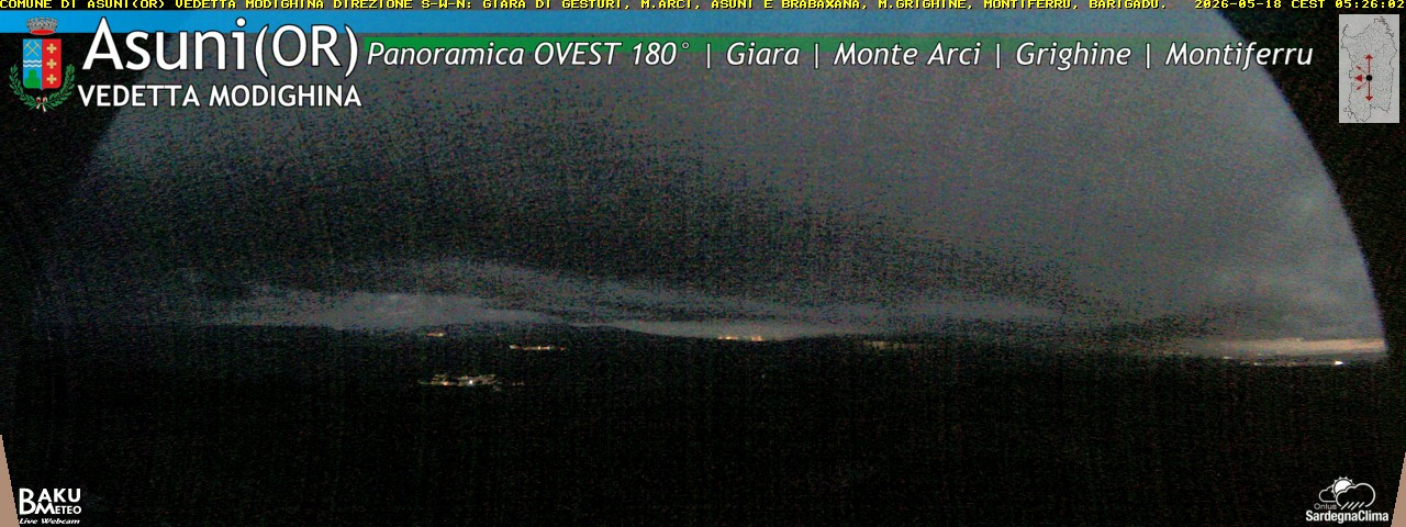 time-lapse frame, Asuni Ovest webcam
