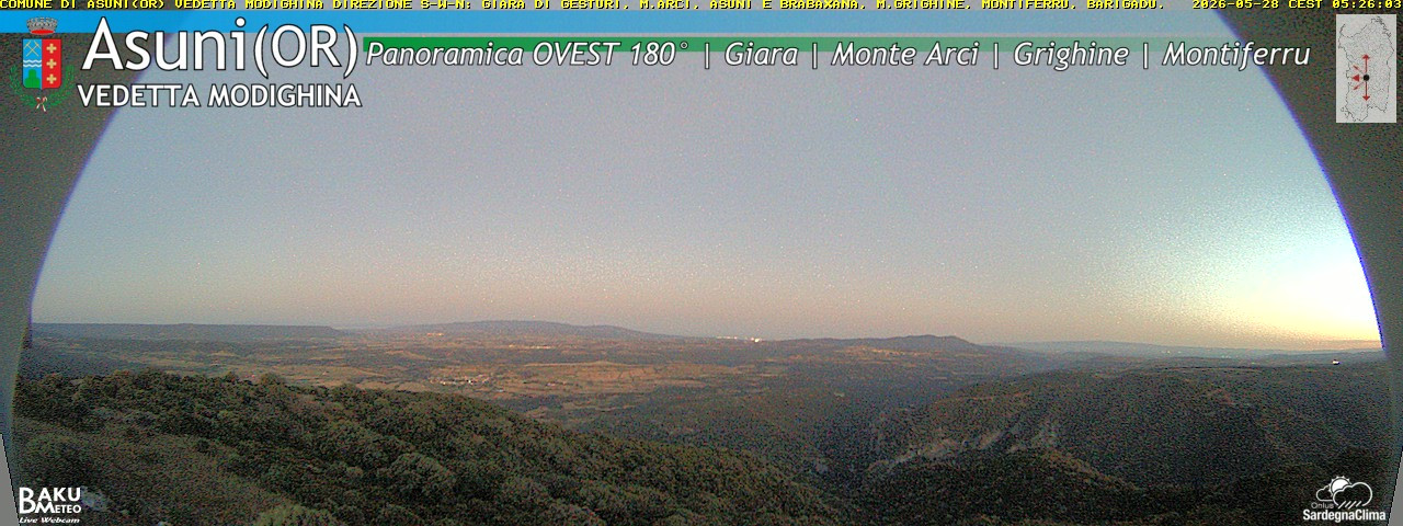 time-lapse frame, Asuni Ovest webcam