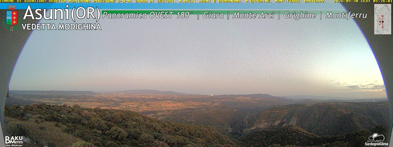 time-lapse frame, Asuni Ovest webcam