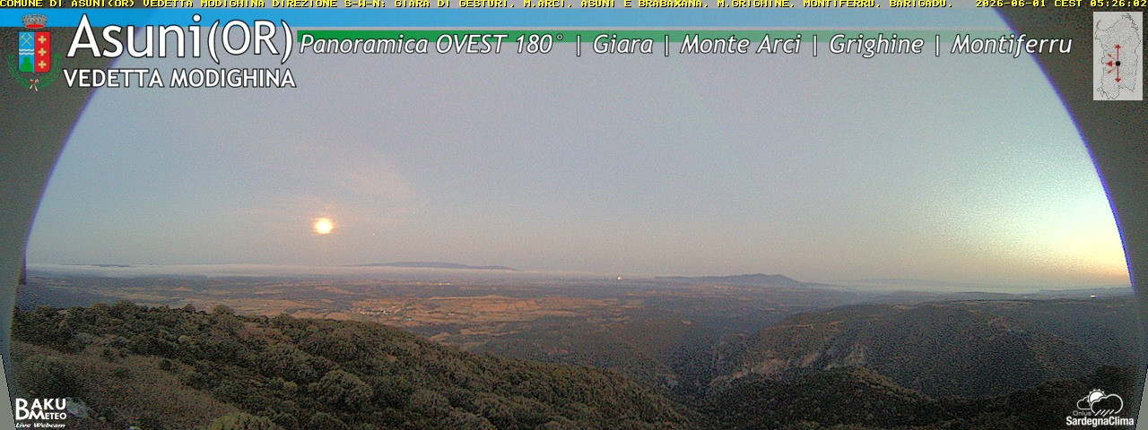 time-lapse frame, Asuni Ovest webcam