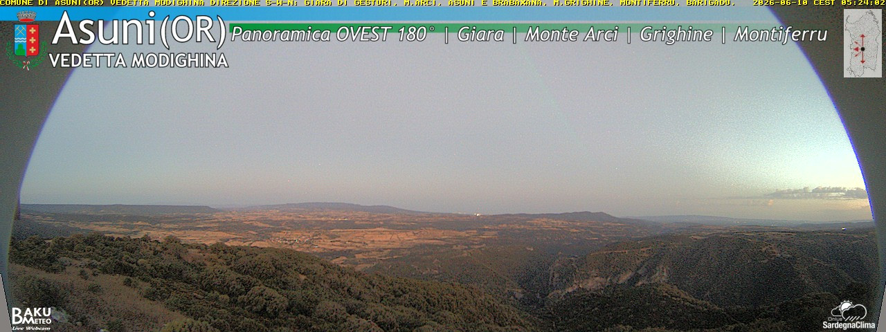 time-lapse frame, Asuni Ovest webcam