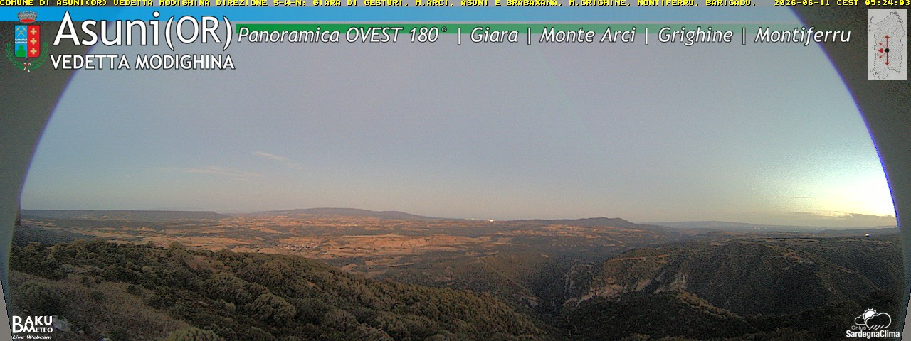 time-lapse frame, Asuni Ovest webcam