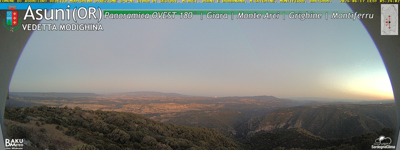 time-lapse frame, Asuni Ovest webcam