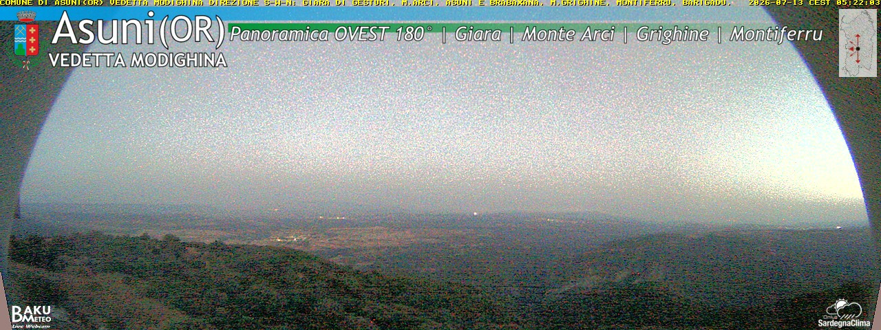 time-lapse frame, Asuni Ovest webcam